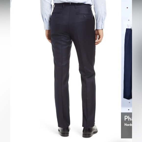 Santorelli Italian Luxury Serge Wool Dress Pants 🇮🇹 - Picture 2 of 14